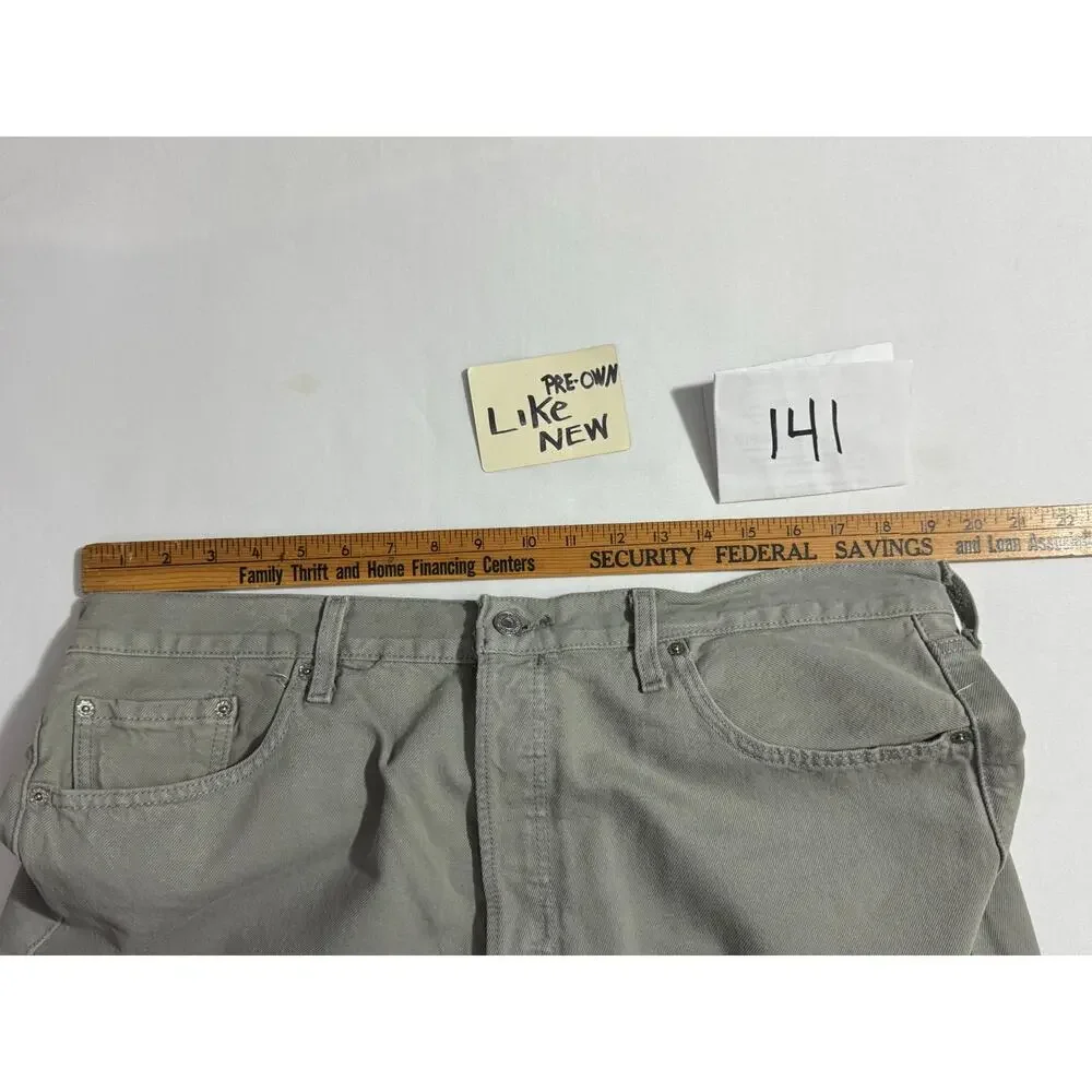 Levi Strauss & Co. Gray Denim 501 XX Jeans - Men's Size 40x30